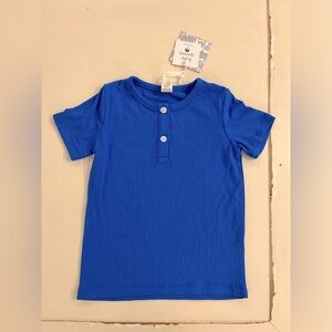 Kate Quinn 3T NWT Lake blue modal rib tee